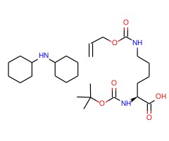 Dicyclohexylamine (S)-6-(((allyloxy)carbonyl)amino)-2-((tert-butoxycarbonyl)amino)hexanoate图片