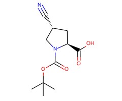 反式-N-Boc-4-氰基-L-脯氨酸, 97%图片