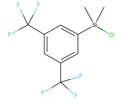 3,5-双(三氟甲基)苯基二甲基氯硅烷, 95%图片