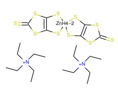 二(四乙基铵)二(2-硫代-1,3-二噻唑-4,5-二硫醇酸根)锌酸盐, 97%图片