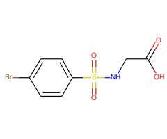 ((4-溴苯基)磺酰基)甘氨酸图片