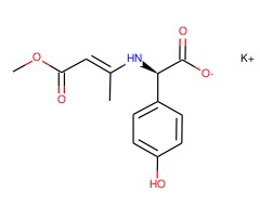 (R)-Potassium 2-(4-hydroxyphenyl)-2-((4-methoxy-4-oxobut-2-en-2-yl)amino)acetate图片