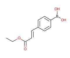(E)-(4-(3-ethoxy-3-oxoprop-1-en-1-yl)phenyl)boronic acid图片