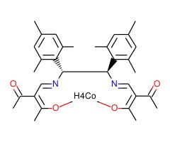 (1R,2R)-N,N'-双(2-乙酰-3-氧代-2-亚丁烯基)-1,2-二均三甲苯基乙二胺合钴(II)图片