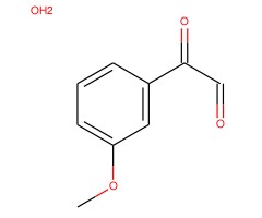 3-甲氧基苯基乙二醛 水合物, 97%,干重纯度图片