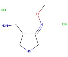 (R/S)-4-(氨基甲基)-3-吡咯烷酮 O-甲基肟二氯化物图片