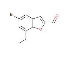 5-溴-7-乙基苯并呋喃-2-甲醛图片