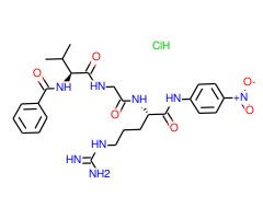N-((S)-1-((2-(((S)-5-胍基-1-((4-硝基苯基)氨基)-1-氧代戊烷-2-基)氨基)-2-氧乙基)氨基)-3-甲基-1-氧丁烷-2-基)苯甲酰胺盐酸盐图片