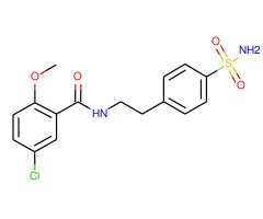 5-氯-2-甲氧基-N-(4-氨磺酰基苯乙基)苯甲酰胺图片