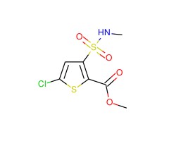 5-氯-3-(N-甲基氨磺酰基)-噻吩-2-甲酸甲酯（氯诺昔康杂质）图片