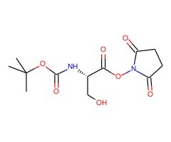 (S)-2,5-Dioxopyrrolidin-1-yl 2-((tert-butoxycarbonyl)amino)-3-hydroxypropanoate图片
