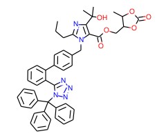 (5-Methyl-2-oxo-1,3-dioxol-4-yl)methyl 4-(2-hydroxypropan-2-yl)-2-propyl-1-((2'-(1-trityl-1H-tetrazo图片