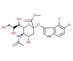 5-溴-4-氯-3-吲哚基-a-D-N-乙酰神经氨酸甲酯图片
