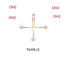 磷酸铁(III)水合物图片