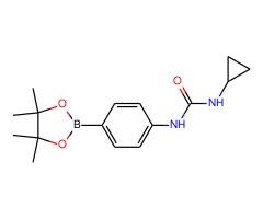 4-(3-环丙基脲)苯基硼酸频哪醇酯图片