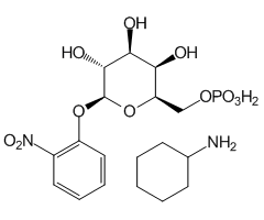 β-D-吡喃半乳糖苷,2-硝基苯基,6-(磷酸二氢),化合物与环己胺(1:2)图片