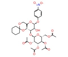 对硝基苯基 3-O-(2,3,4,6-四-O-乙酰基-α-D-吡喃甘露糖基)-4,6-O-亚环己基-β-D-吡喃甘露糖苷图片