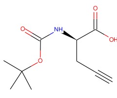 Boc-D-炔丙基甘氨酸图片