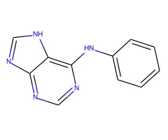N-苯基-N-(9H-嘌呤-6-基)胺图片