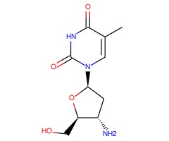 3'-氨基-2',3'-双脱氧胸苷图片