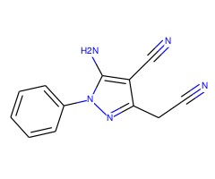 5-氨基-4-氰基-1-苯基-1H-吡唑-3-乙腈图片