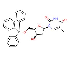5′-O-三苯代甲基-2′-脱氧-β-D-呋喃来苏糖基胸苷图片