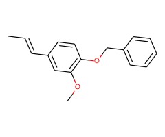 1-(苄氧基)-2-甲氧基-4-(1-丙烯基)苯图片