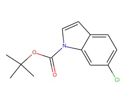 N-Boc-6-氯吲哚图片