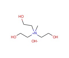 三(2-羟乙基)甲基氢氧化铵(45-50%的水溶液)(含稳定剂甲氧基氢醌)图片