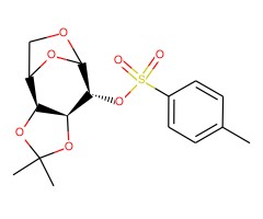 1,6-脱水-3,4-O-异亚丙基-2-甲苯磺酰基-bD-吡喃半乳糖图片