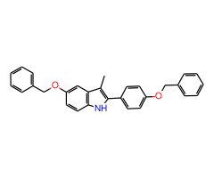 3-甲基-5-苄氧基-2-(4-苄氧基苯基)-1H-吲哚图片