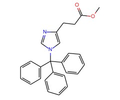 甲基-3-（1-三苯甲基咪唑-4-基）丙酸图片