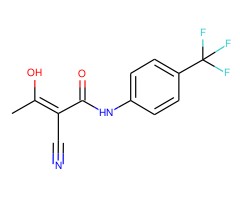 2-氰基-3-羟基-N-[4-(三氟甲基)苯基]-2-丁烯酰胺图片