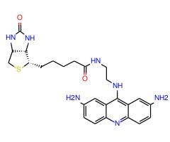 N-(2-((3,6-二氨基吖啶-9-基)氨基)乙基)-5-(2-氧代六氢-1H-噻吩并[3,4-二]咪唑-4-基)戊酰胺图片