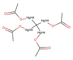四(乙酰氧基汞)甲烷图片