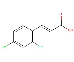 4-氯-2-氟肉桂酸, 主要为反式图片