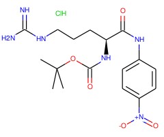 (S)-2-(Boc-氨基)-5-胍基-N-(4-硝基苯基)戊酰胺盐酸盐图片