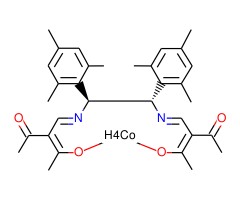 (1S,2S)-N,N'-双(2-乙酰-3-氧代-2-亚丁烯基)-1,2-二均三甲苯基乙二胺合钴(II)图片