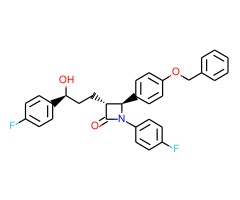(3R,4S)-4-[4-(苄氧基)苯基]-1-(4-氟苯基)-3-[(S)-3-(4-氟苯基)-3-羟基丙基]氮杂环丁烷-2-酮图片
