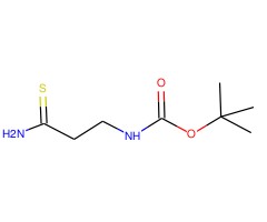 3-(Boc-氨基)硫代丙酰胺图片