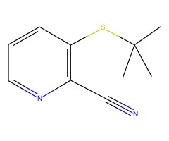 3-叔丁硫基-2-氰基吡啶图片