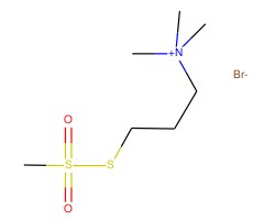 N,N,N-三甲基-3-((甲基磺酰基)硫基)丙-1-溴化铵图片