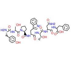 L-酪氨酰-L-丝氨酰-L-脯氨酰-L-色氨酰-L-苏氨酰-L-天冬酰胺酰-L-苯丙氨酸与2,2,2-三氟乙酸的化合物(1:1)图片