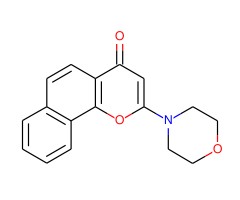 2-吗啉基-4H-苯并[h]苯并吡喃-4-酮图片