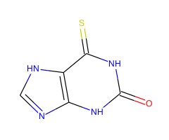 6-硫代-1,3,6,9-四氢-2H-嘌呤-2-酮图片