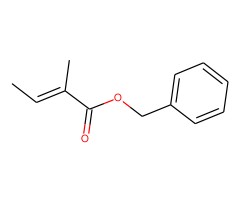 (E)-2-甲基-2-丁烯酸苯甲酯图片
