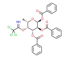 1,2,3-三-O-苯甲酰基-aL-吡喃岩藻糖,三氯乙亚胺酯图片