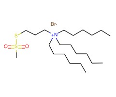 N,N-二己基-N-(3-((甲基磺酰基)硫代)丙基)己基-1-溴化铵图片