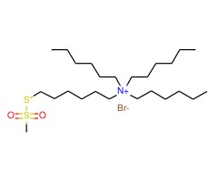 N,N,N-三己基-6-((甲基磺酰基)硫代)己基-1-溴化铵图片