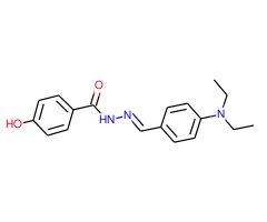 N'-(4-(二乙基氨基)亚苄基)-4-羟基苯甲酰肼图片